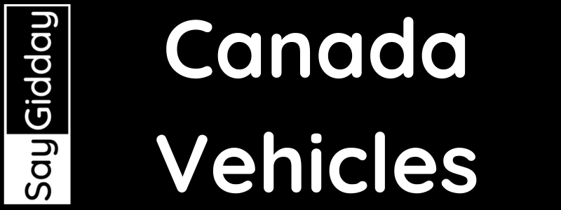 Say Gidday Canada Vehicles